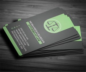 business cards for lawyers